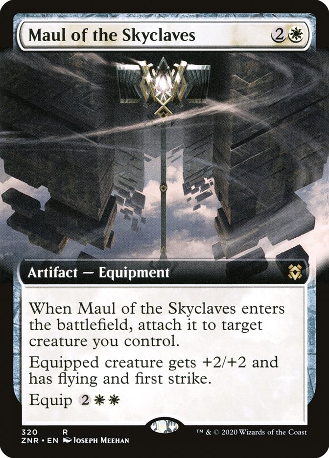 Maul of the Skyclaves (Extended Art) [Zendikar Rising] | Odin's Place
