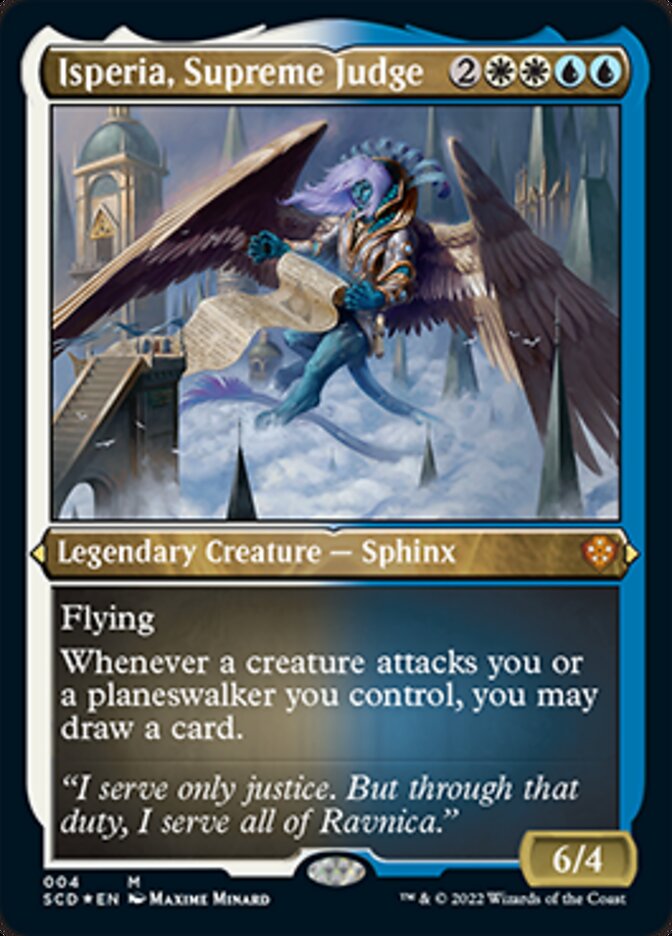 Isperia, Supreme Judge (Foil Etched) [Starter Commander Decks] | Odin's Place