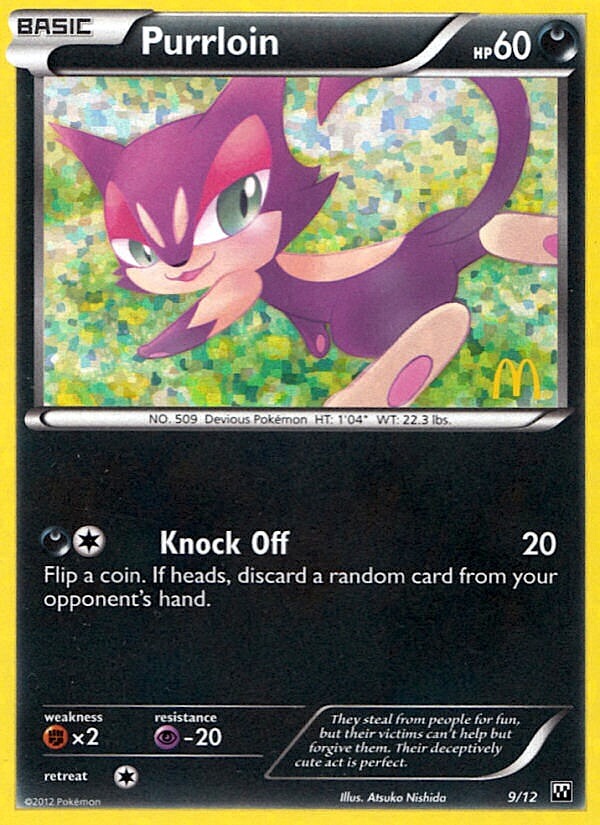 Purrloin (9/12) [McDonald's Promos: 2012 Collection] | Odin's Place
