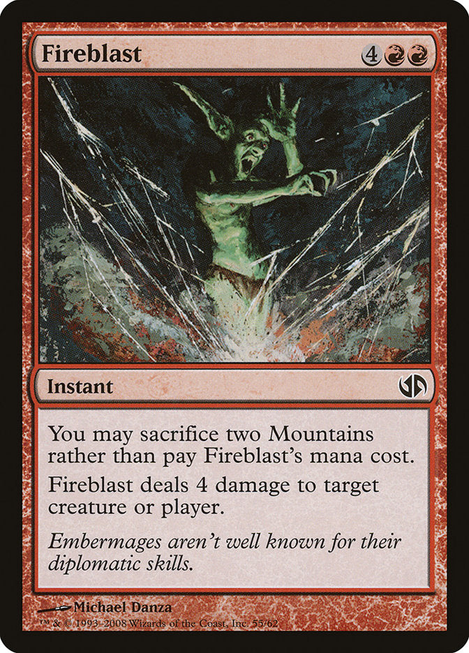 Fireblast (55) [Duel Decks: Jace vs. Chandra] | Odin's Place
