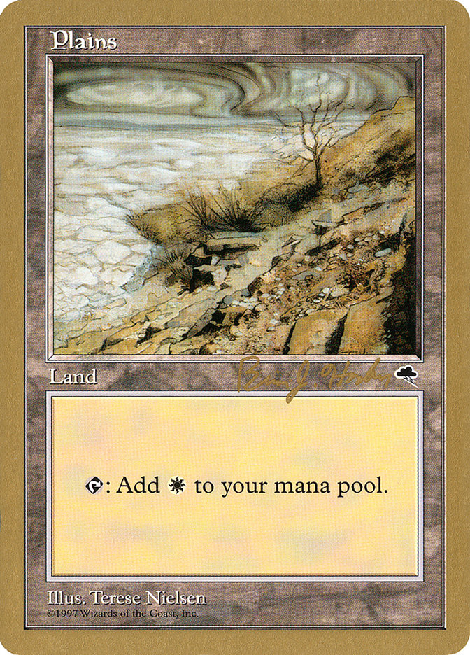 Plains (bh332) (Brian Hacker) [World Championship Decks 1998] | Odin's Place