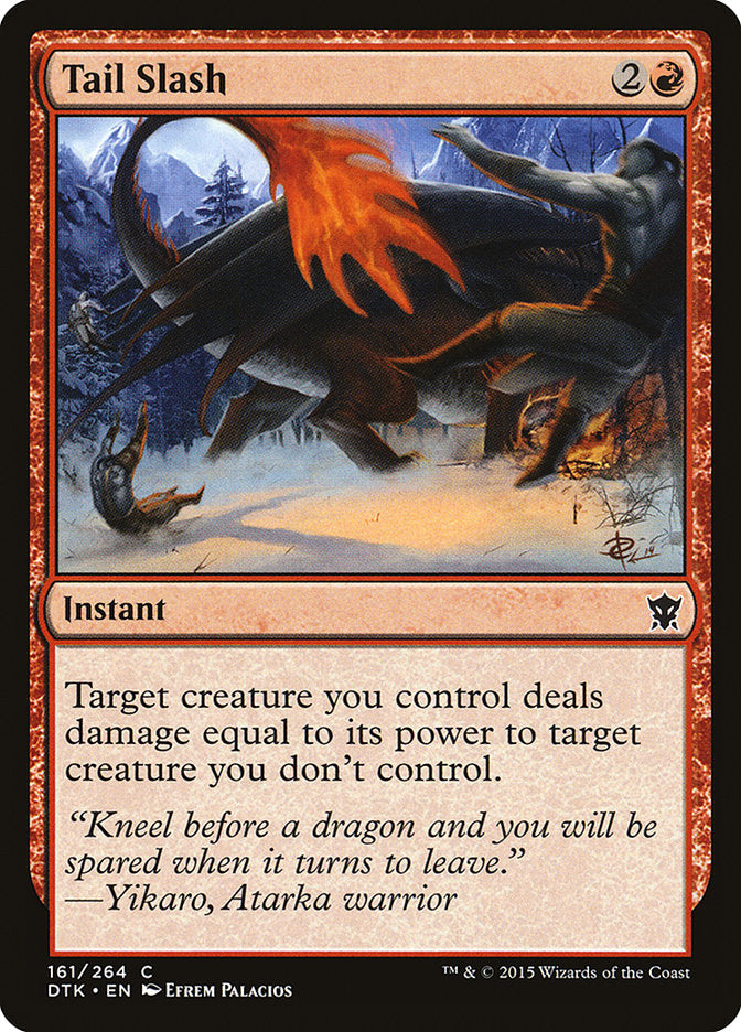 Tail Slash (161) [Dragons of Tarkir] | Odin's Place