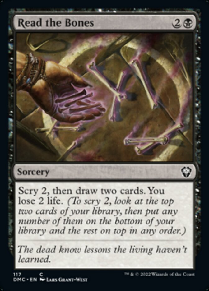 Read the Bones [Dominaria United Commander] | Odin's Place
