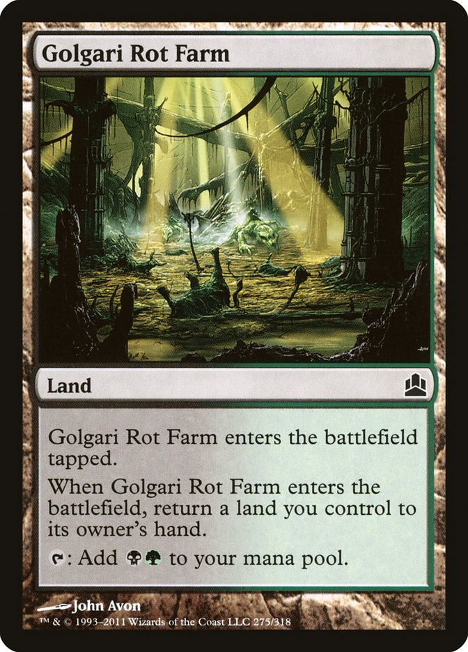 Golgari Rot Farm (275) [Commander 2011] | Odin's Place