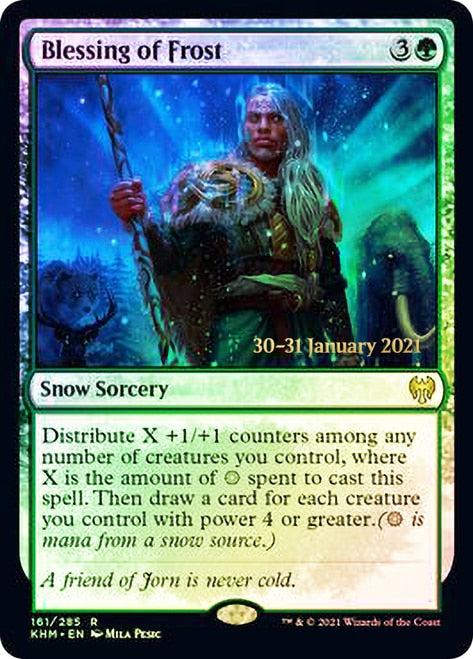 Blessing of Frost [Kaldheim Prerelease Promos] | Odin's Place