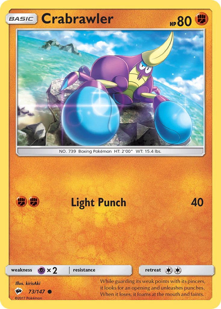 Crabrawler (73/147) [Sun & Moon: Burning Shadows] | Odin's Place