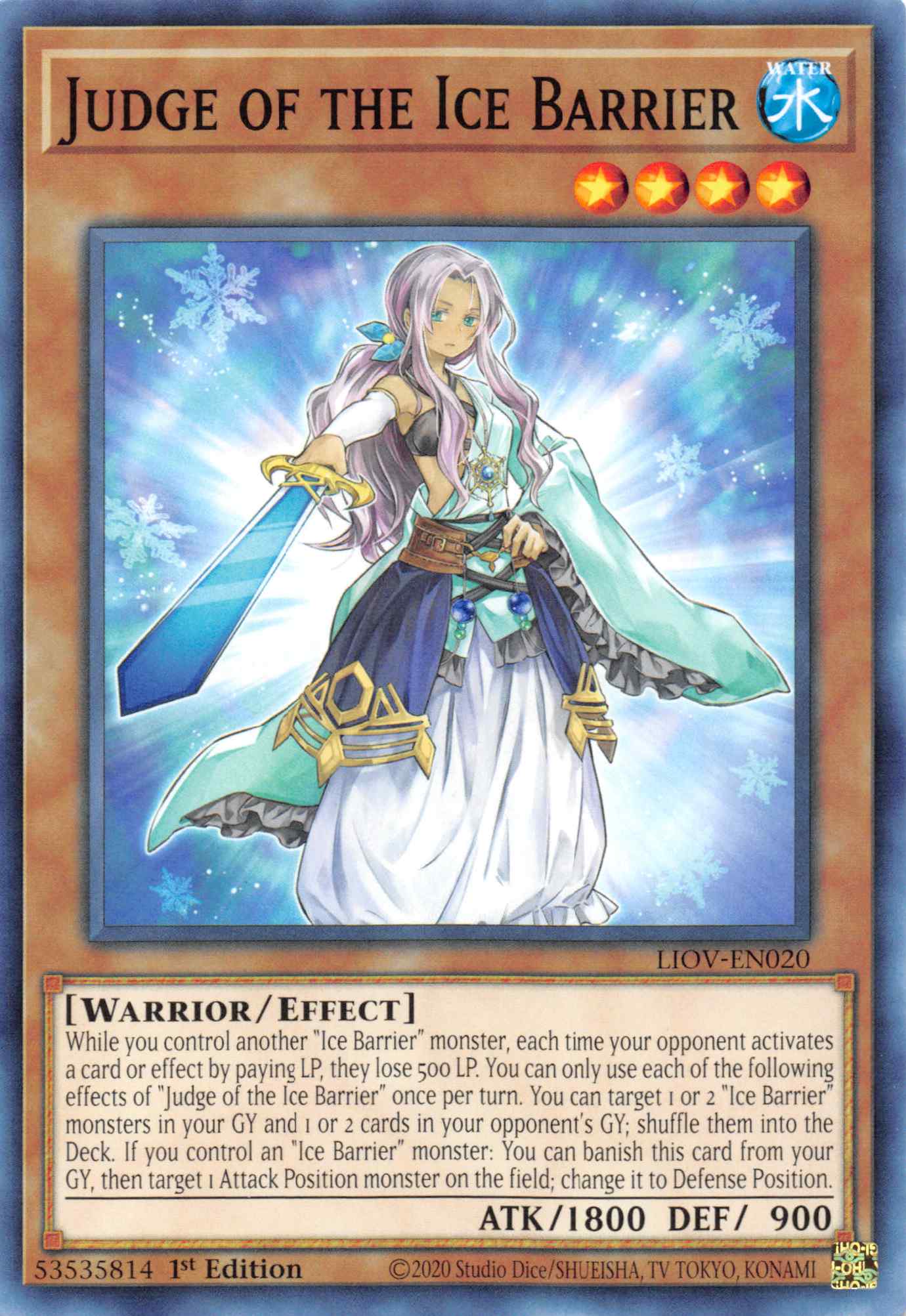 Judge of the Ice Barrier [LIOV-EN020] Common | Odin's Place