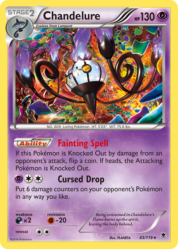 Chandelure (43/119) [XY: Phantom Forces] | Odin's Place