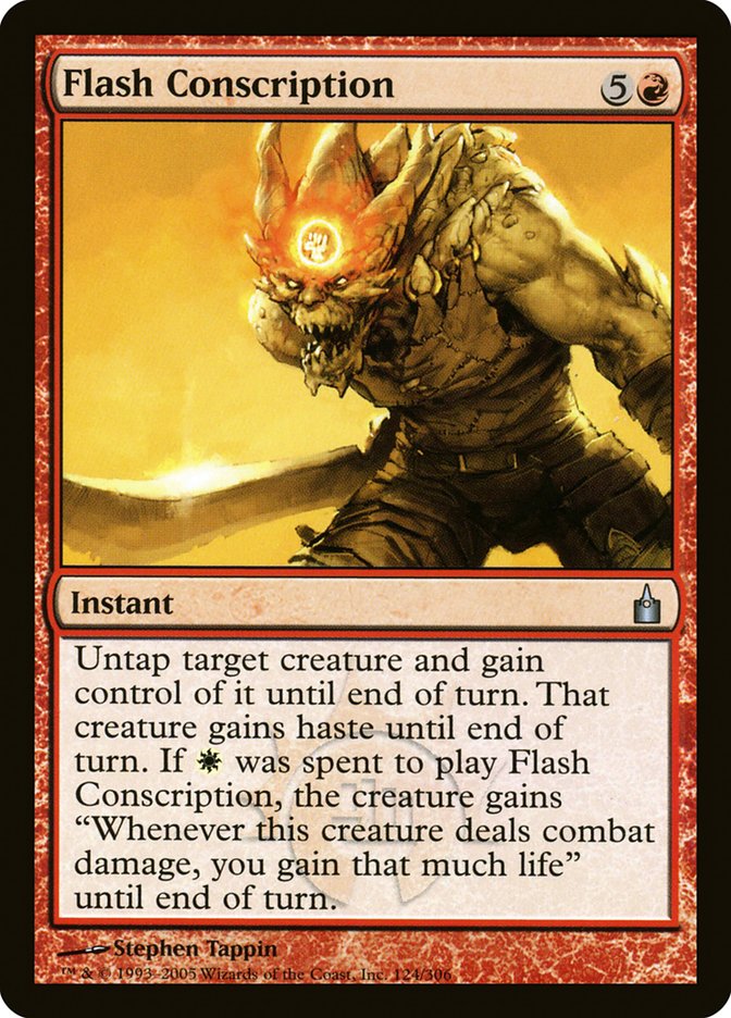 Flash Conscription (124) [Ravnica: City of Guilds] | Odin's Place