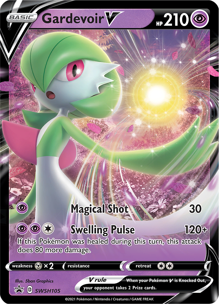 Gardevoir V (SWSH105) [Sword & Shield: Black Star Promos] | Odin's Place