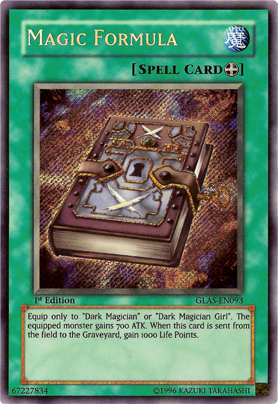 Magic Formula [GLAS-EN093] Secret Rare | Odin's Place
