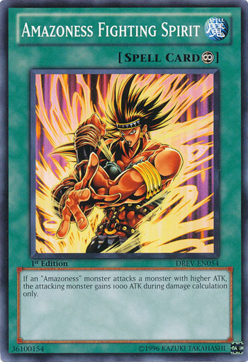 Amazoness Fighting Spirit [DREV-EN054] Common | Odin's Place
