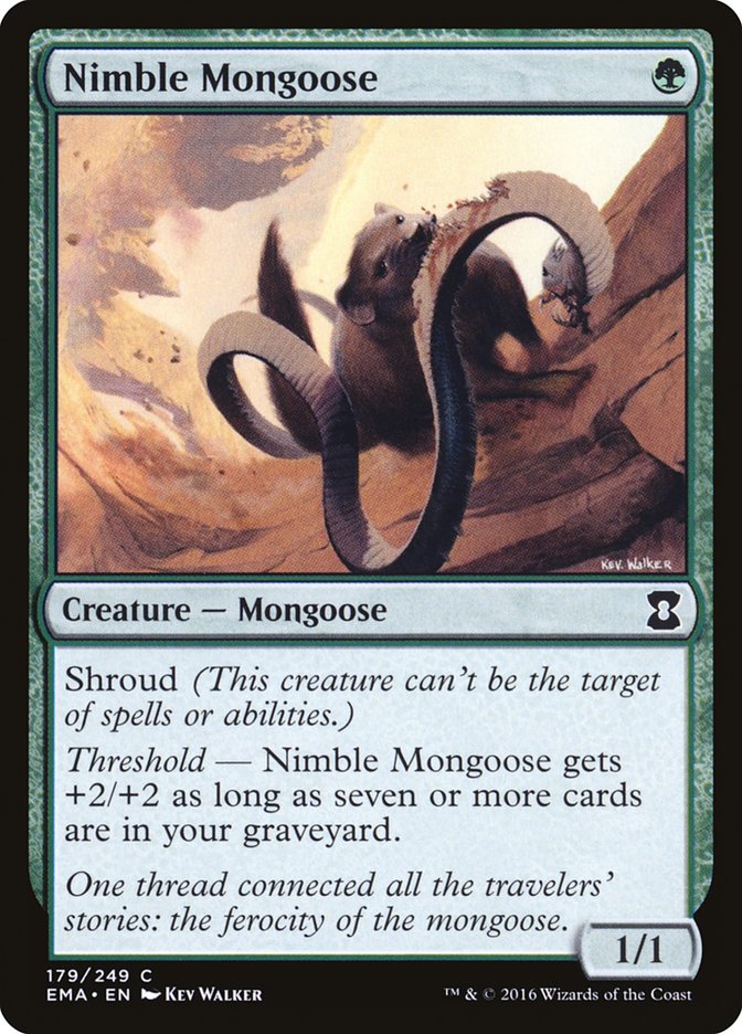 Nimble Mongoose (179) [Eternal Masters] | Odin's Place