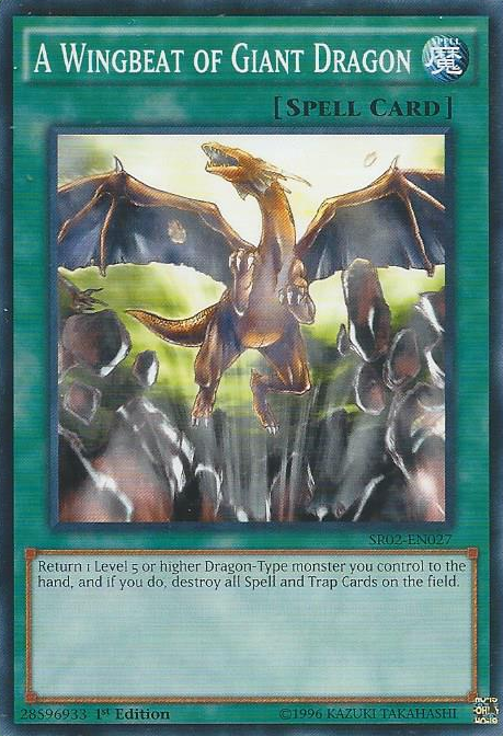 A Wingbeat of Giant Dragon [SR02-EN027] Common | Odin's Place