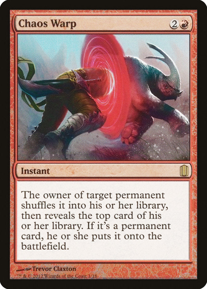 Chaos Warp (1) [Commander's Arsenal] | Odin's Place
