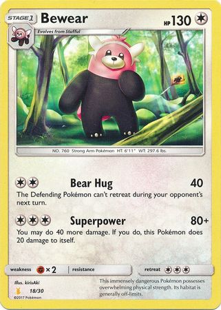 Bewear (18/30) [Sun & Moon: Trainer Kit - Alolan Raichu] | Odin's Place