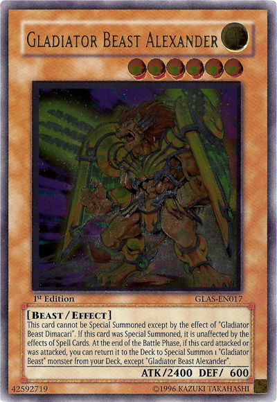 Gladiator Beast Alexander [GLAS-EN017] Ultimate Rare | Odin's Place
