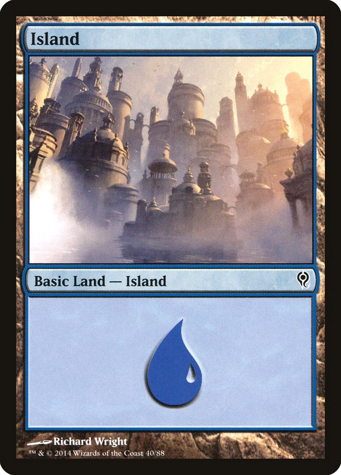 Island (40) [Duel Decks: Jace vs. Vraska] | Odin's Place