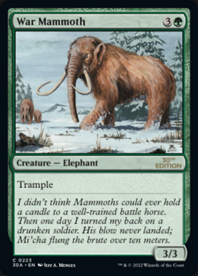 War Mammoth [30th Anniversary Edition] | Odin's Place