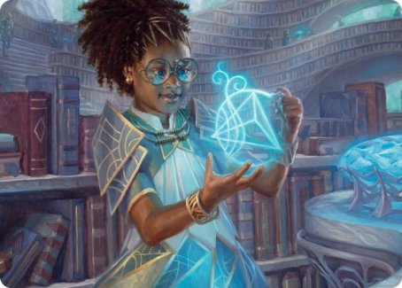 Zimone, Quandrix Prodigy Art Card [Strixhaven: School of Mages Art Series] | Odin's Place