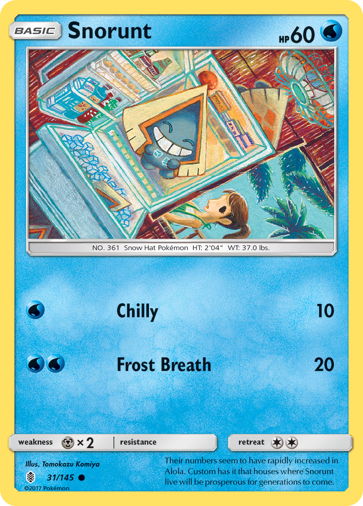 Snorunt (31/145) [Sun & Moon: Guardians Rising] | Odin's Place