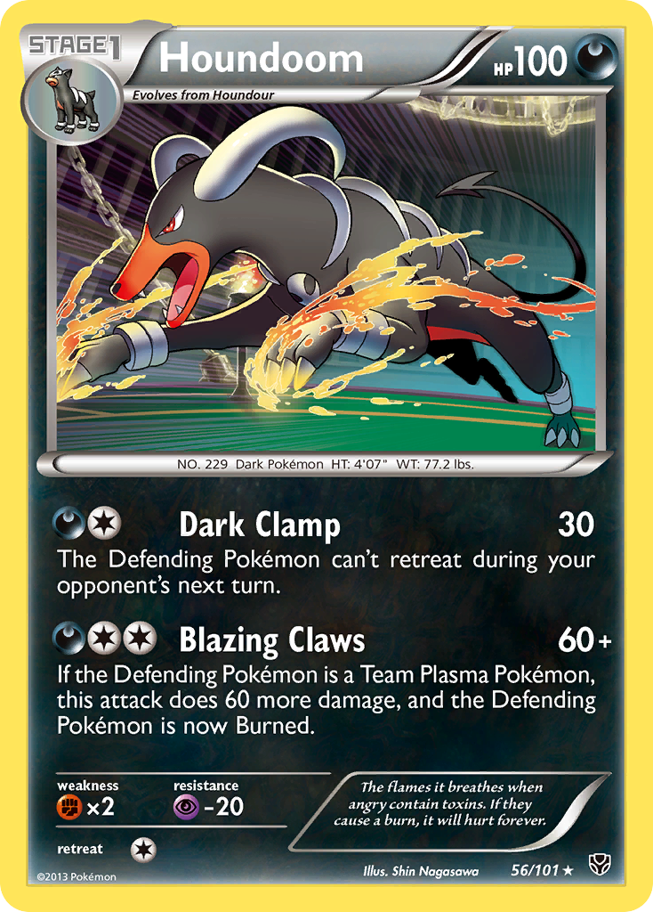 Houndoom (56/101) [Black & White: Plasma Blast] | Odin's Place
