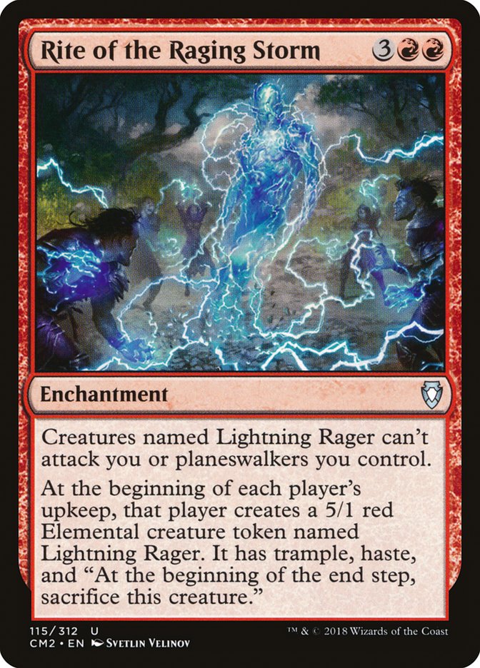 Rite of the Raging Storm (115) [Commander Anthology Volume II] | Odin's Place
