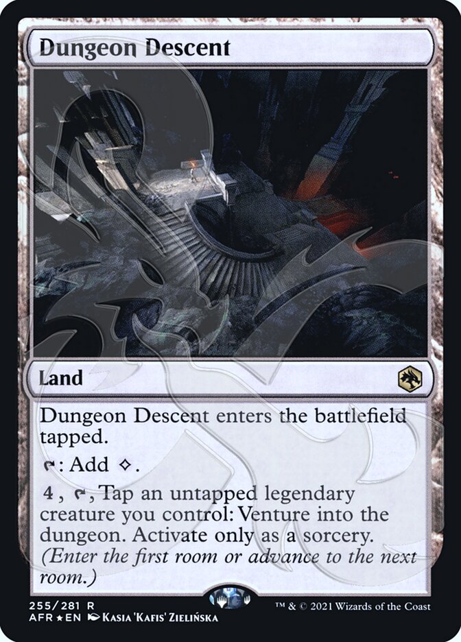 Dungeon Descent (Ampersand Promo) [Dungeons & Dragons: Adventures in the Forgotten Realms Promos] | Odin's Place