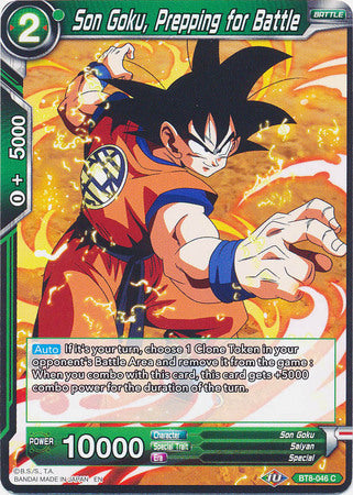 Son Goku, Prepping for Battle (BT8-046) [Malicious Machinations] | Odin's Place