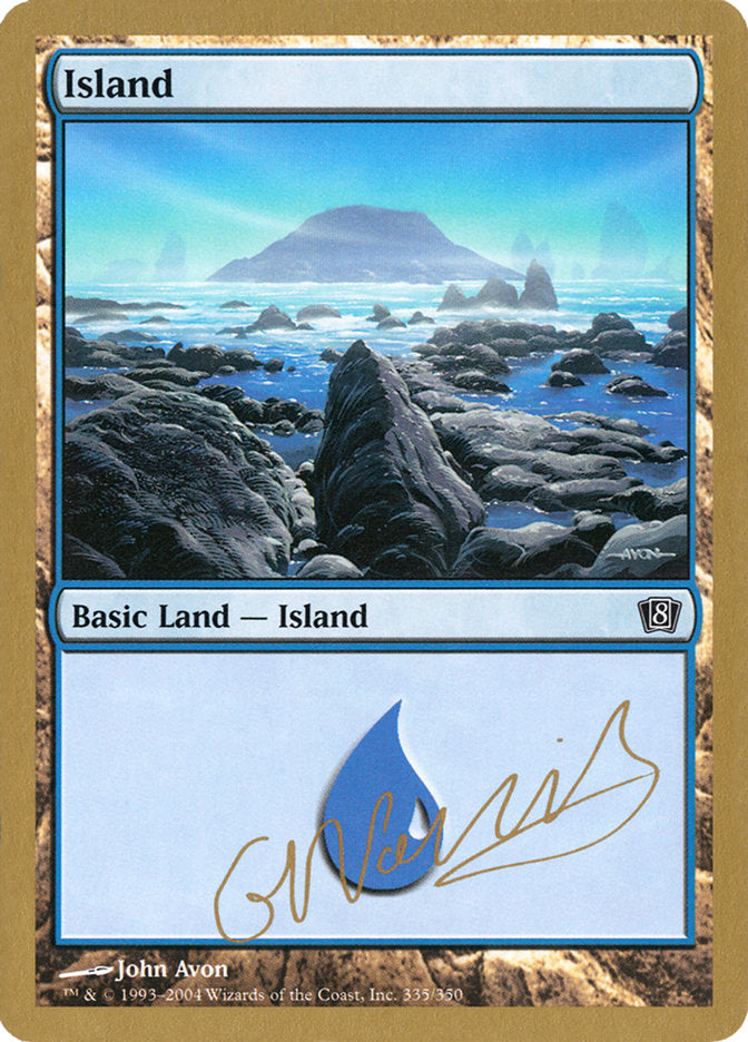 Island (gn335) (Gabriel Nassif) [World Championship Decks 2004] | Odin's Place