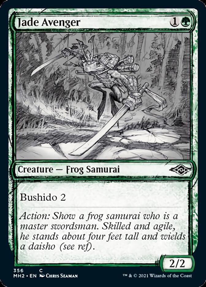 Jade Avenger (Sketch) [Modern Horizons 2] | Odin's Place