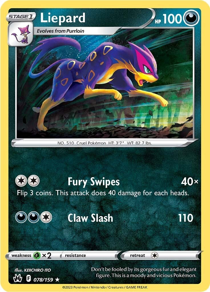 Liepard (078/159) [Sword & Shield: Crown Zenith] | Odin's Place