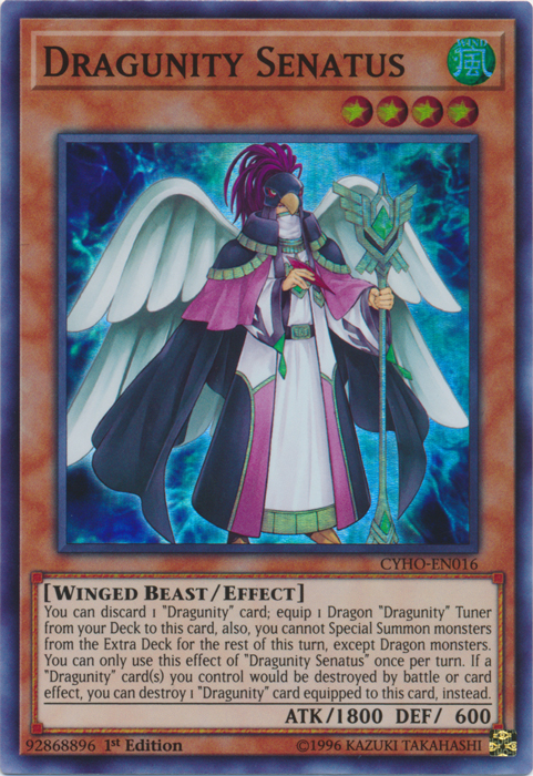 Dragunity Senatus [CYHO-EN016] Super Rare | Odin's Place