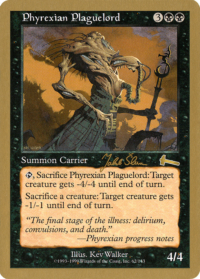 Phyrexian Plaguelord (Jakub Slemr) [World Championship Decks 1999] | Odin's Place