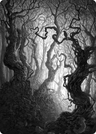 Forest 2 Art Card [Innistrad: Midnight Hunt Art Series] | Odin's Place