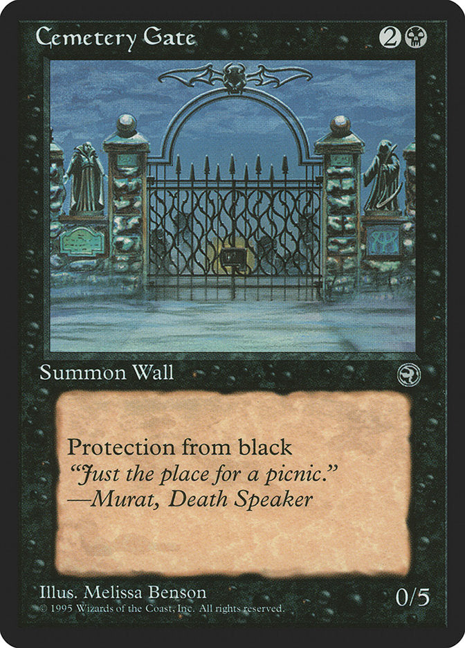 Cemetery Gate (Murat Flavor Text) [Homelands] | Odin's Place