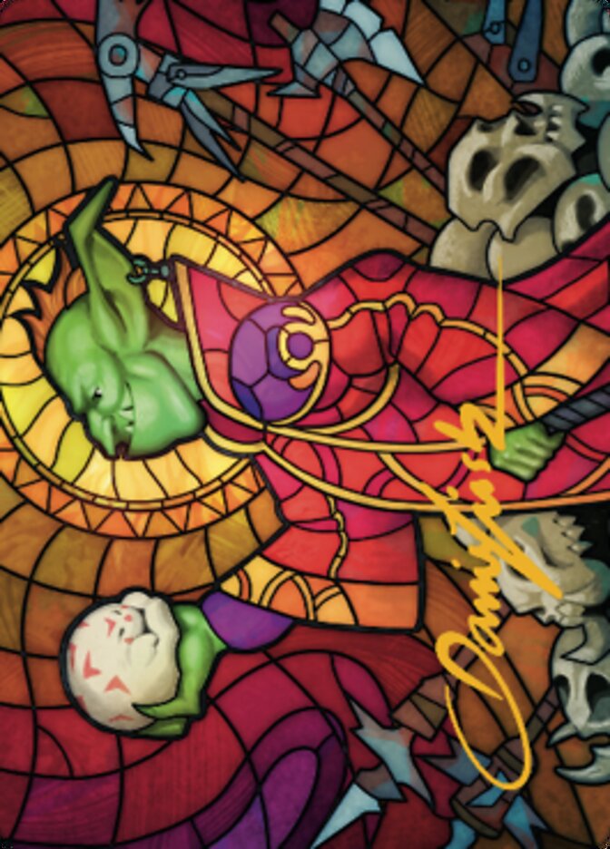 Squee, Dubious Monarch Art Card (Gold-Stamped Signature) [Dominaria United Art Series] | Odin's Place