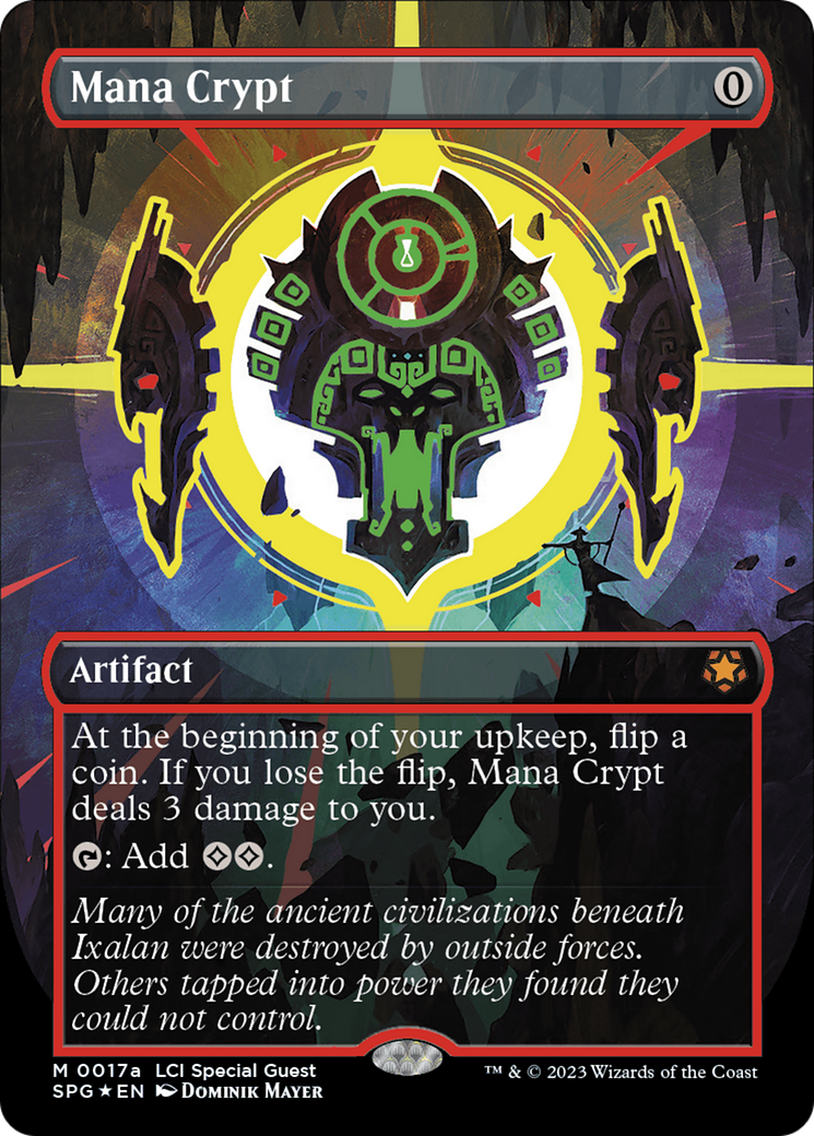 Mana Crypt (0017a) (Borderless) [The Lost Caverns of Ixalan Special Guests] | Odin's Place