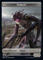 Eldrazi // Human Soldier Double-Sided Token [Streets of New Capenna Commander Tokens] | Odin's Place