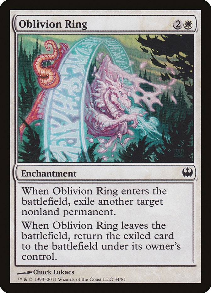 Oblivion Ring (34) [Duel Decks: Knights vs. Dragons] | Odin's Place