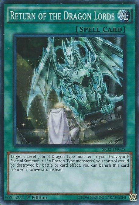 Return of the Dragon Lords [SR02-EN025] Super Rare | Odin's Place
