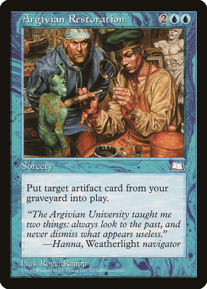 Argivian Restoration (34) [Weatherlight] | Odin's Place