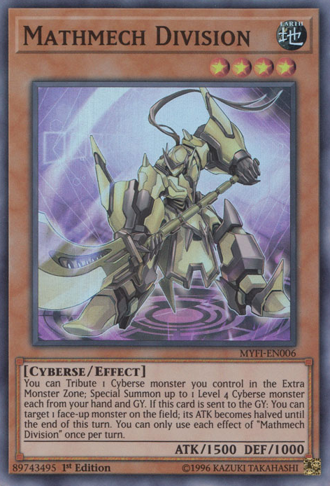 Mathmech Division [MYFI-EN006] Super Rare | Odin's Place