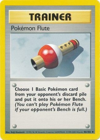 Pokemon Flute (86/102) [Base Set Unlimited] | Odin's Place