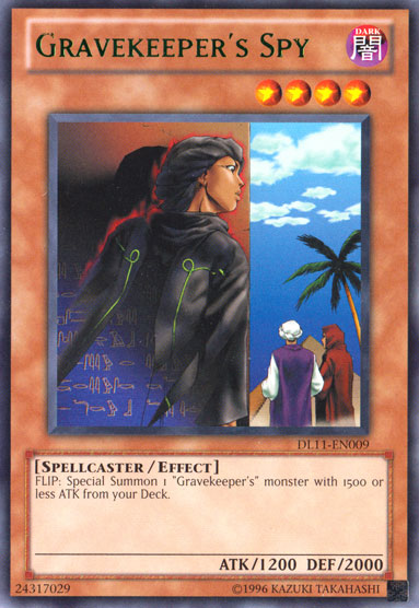 Gravekeeper's Spy (Green) [DL11-EN009] Rare | Odin's Place