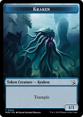 Warrior // Kraken Double-Sided Token [March of the Machine Tokens] | Odin's Place