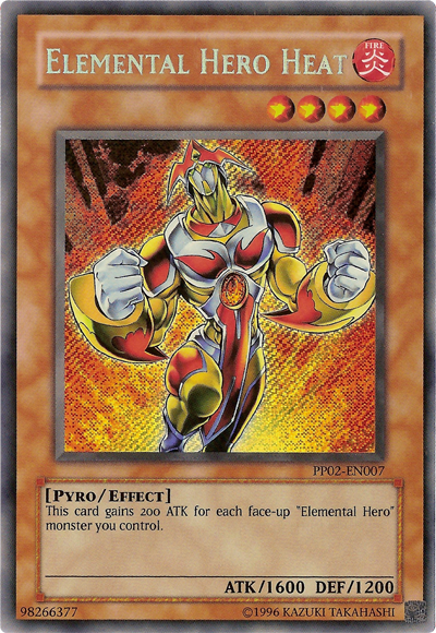 Elemental HERO Heat [PP02-EN007] Secret Rare | Odin's Place