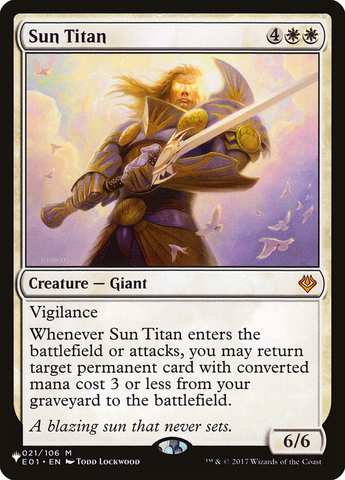 Sun Titan [The List] | Odin's Place