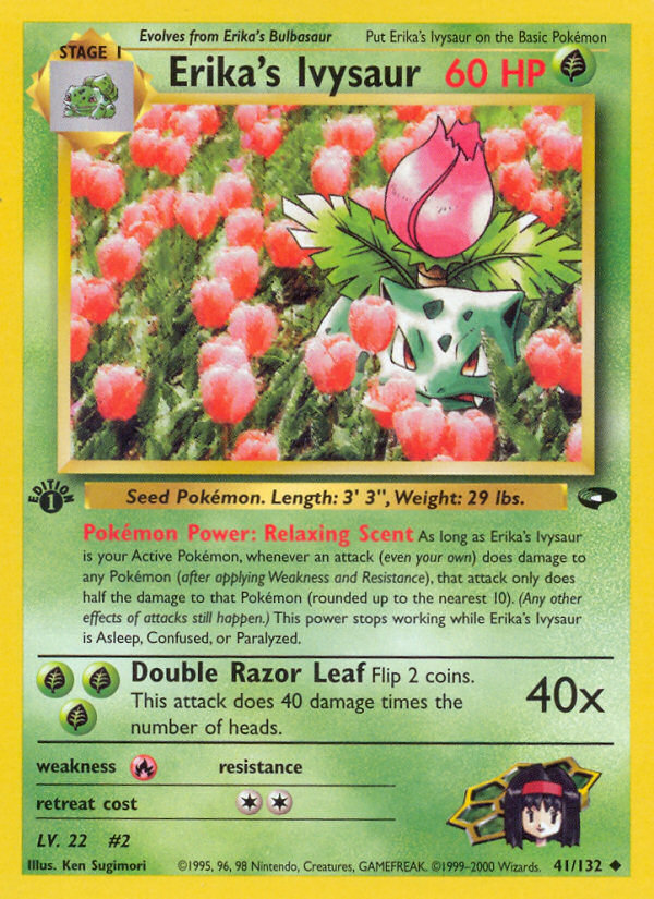 Erika's Ivysaur (41/132) [Gym Challenge 1st Edition] | Odin's Place