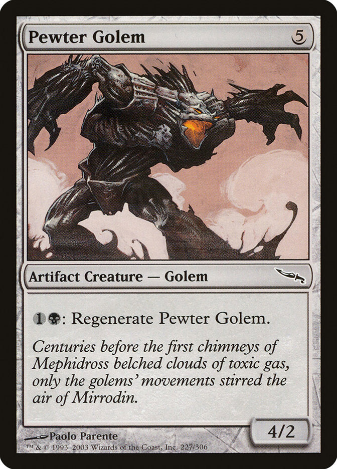 Pewter Golem (227) [Mirrodin] | Odin's Place
